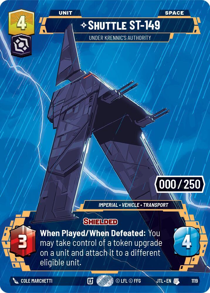 Shuttle ST-149 - Under Krennic's Authority (Serialized) (1119) [Jump to Lightspeed] (ONLINE ORDER ONLY)