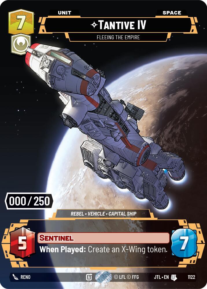 Tantive IV - Fleeing the Empire (Serialized) (1122) [Jump to Lightspeed] (ONLINE ORDER ONLY)