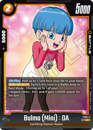 Bulma (Mini) : DA [Starter Deck: Vegeta (Mini) Super] (ONLINE ORDER ONLY)