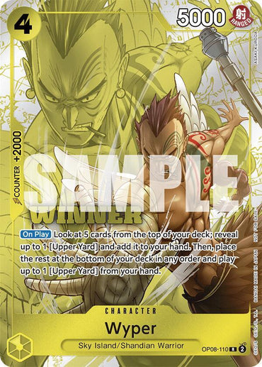 Wyper (Winner Pack 2025 Vol. 2) [One Piece Promotion Cards] (ONLINE ORDER ONLY)