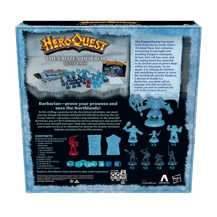 HeroQuest: The Frozen Horror - Quest Pack (ONLINE ORDER ONLY)