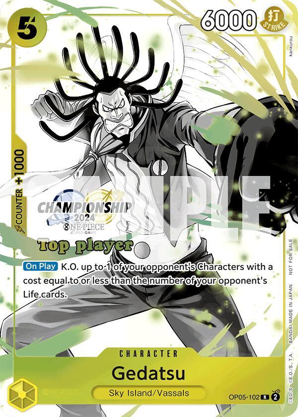 Gedatsu (Championship 2024 Top Player Pack Vol. 2) [One Piece Promotion Cards] (ONLINE ORDER ONLY)