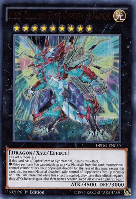 Neo Galaxy-Eyes Cipher Dragon [DPDG-EN039] Ultra Rare (ONLINE ORDER ONLY)