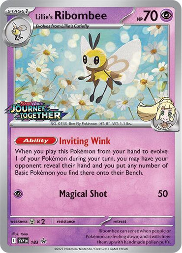 Lillie's Ribombee (183) [Scarlet & Violet: Black Star Promos] (ONLINE ORDER ONLY)