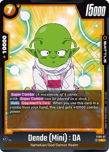 Dende (Mini) : DA [Starter Deck: Vegeta (Mini) Super] (ONLINE ORDER ONLY)