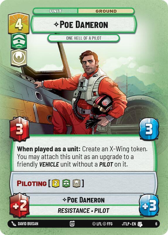 Poe Dameron - One Hell of a Pilot (6) [Jump to Lightspeed: Weekly Play] (ONLINE ORDER ONLY)