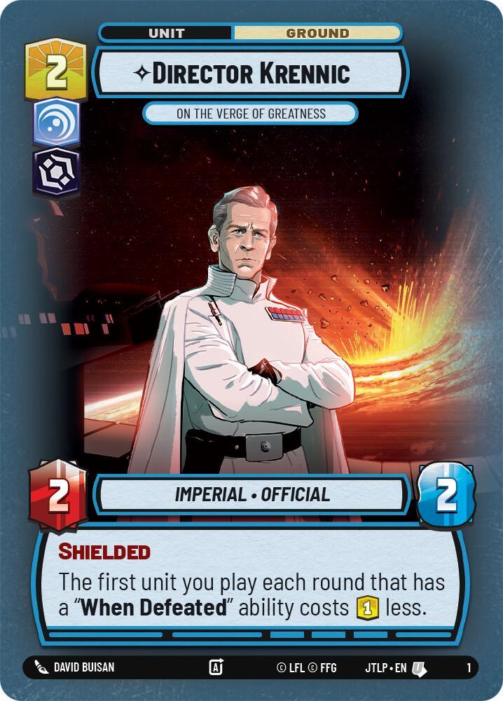 Director Krennic - On the Verge of Greatness (1) [Jump to Lightspeed: Weekly Play] (ONLINE ORDER ONLY)