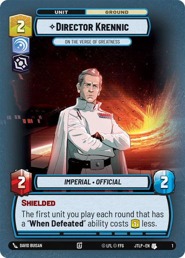 Director Krennic - On the Verge of Greatness (1) [Jump to Lightspeed: Weekly Play] (ONLINE ORDER ONLY)