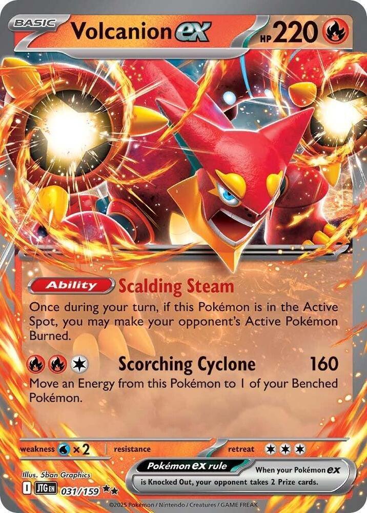 Volcanion ex (031/159) [Scarlet & Violet: Journey Together] (Online Only)