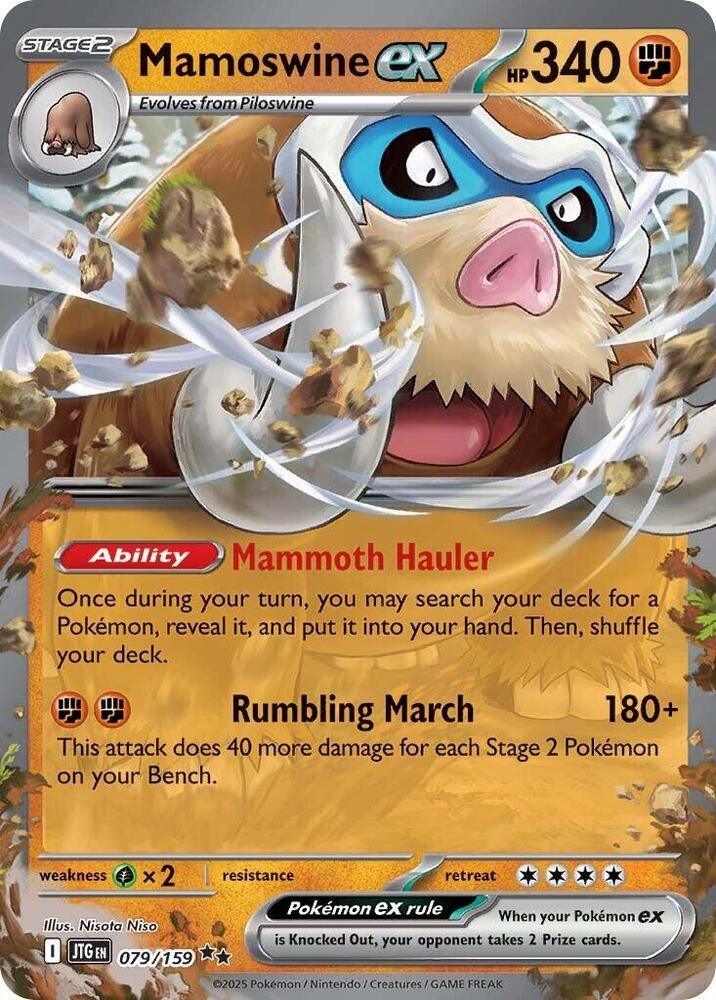 Mamoswine ex (079/159) [Scarlet & Violet: Journey Together] (Online Only)