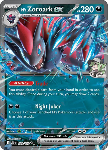 N's Zoroark ex (098/159) [Scarlet & Violet: Journey Together] (Online Only)