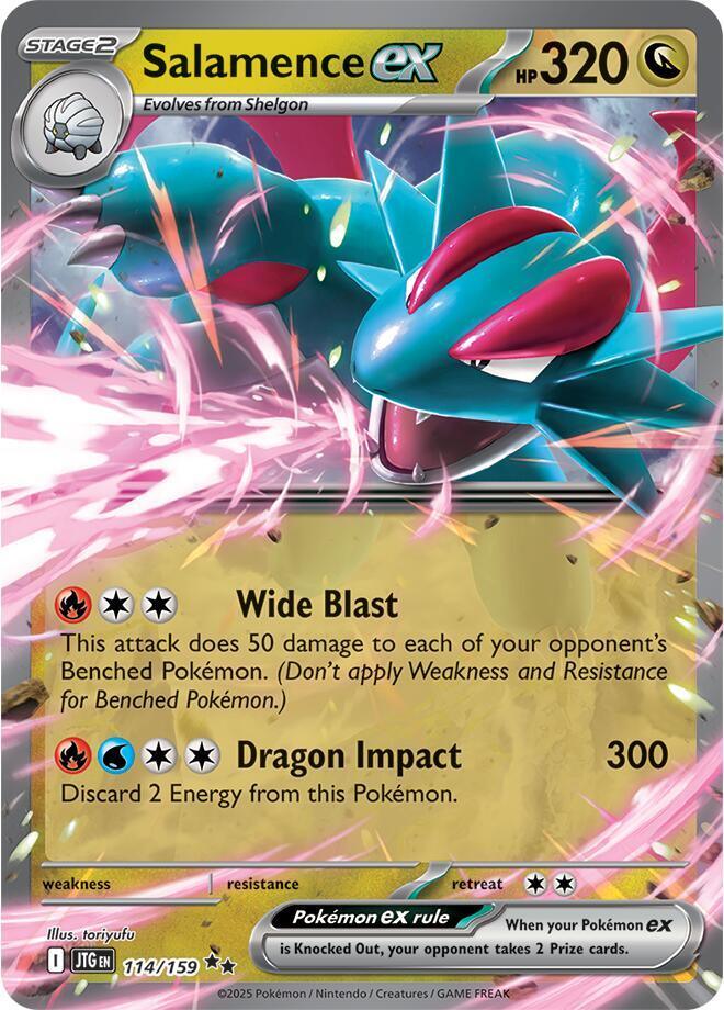 Salamence ex (114/159) [Scarlet & Violet: Journey Together] (Online Only)