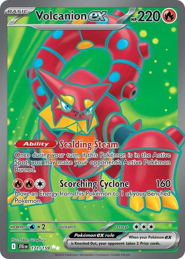 Volcanion ex (171/159) [Scarlet & Violet: Journey Together] (Online Only)