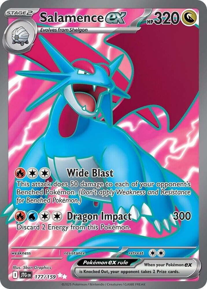 Salamence ex (177/159) [Scarlet & Violet: Journey Together] (Online Only)