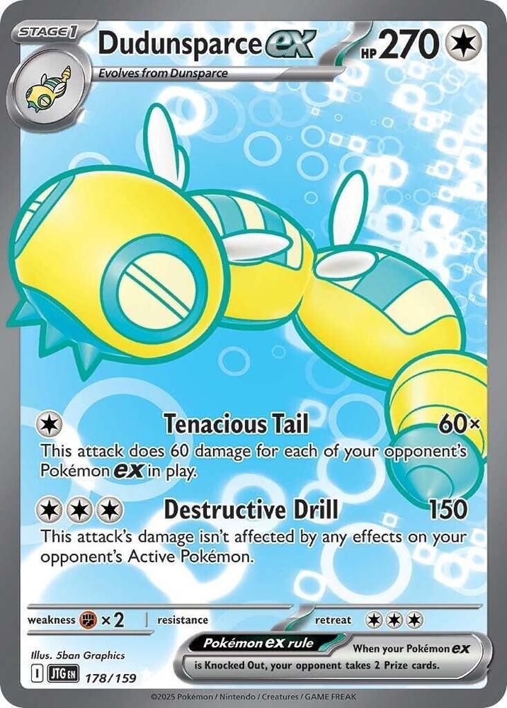 Dudunsparce ex (178/159) [Scarlet & Violet: Journey Together] (Online Only)