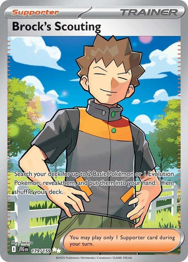 Brock's Scouting (179/159) [Scarlet & Violet: Journey Together] (Online Only)