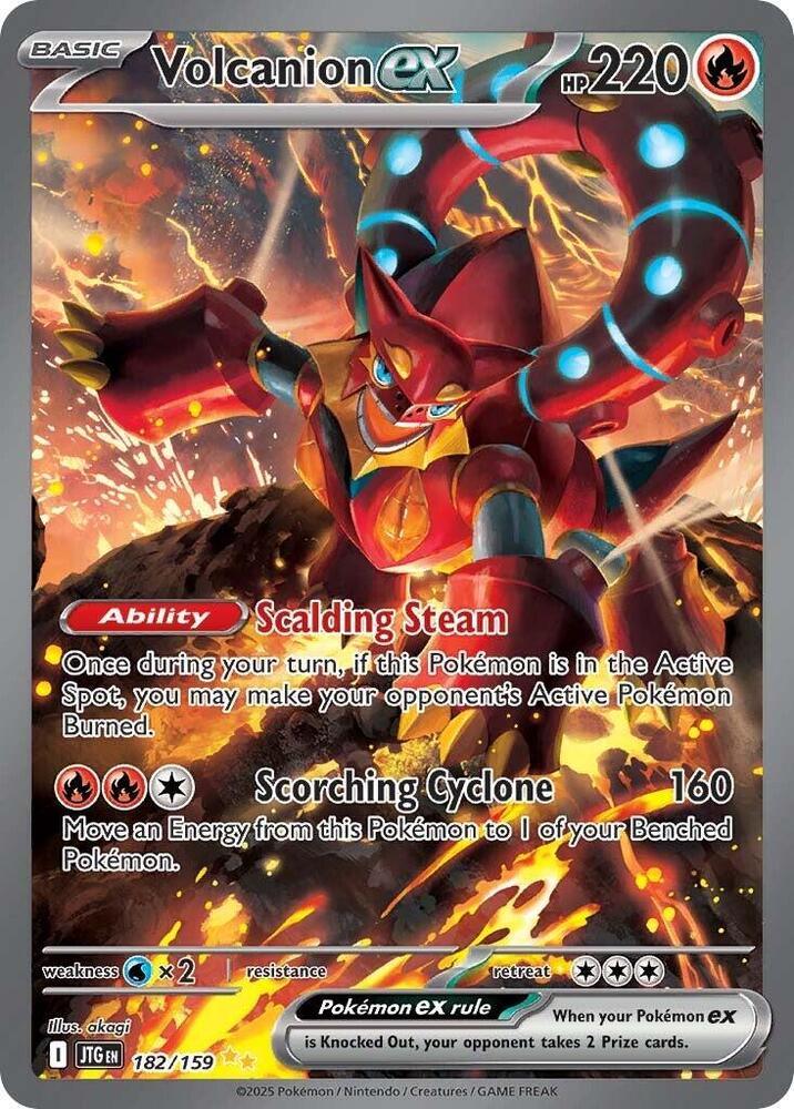 Volcanion ex (182/159) [Scarlet & Violet: Journey Together] (Online Only)