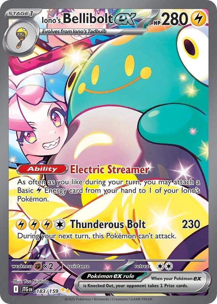 Iono's Bellibolt ex (183/159) [Scarlet & Violet: Journey Together] (Online Only)