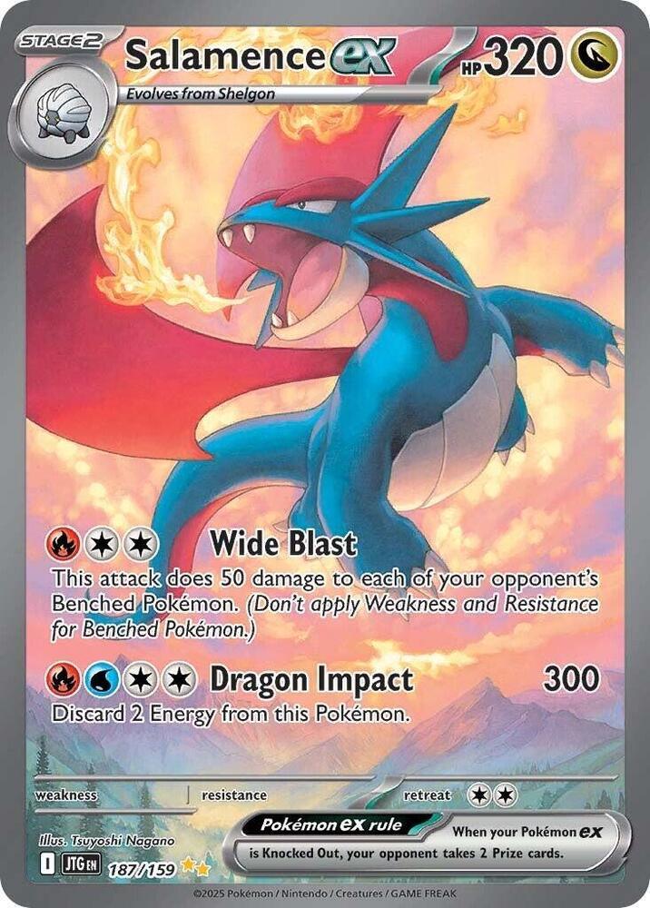 Salamence ex (187/159) [Scarlet & Violet: Journey Together] (Online Only)