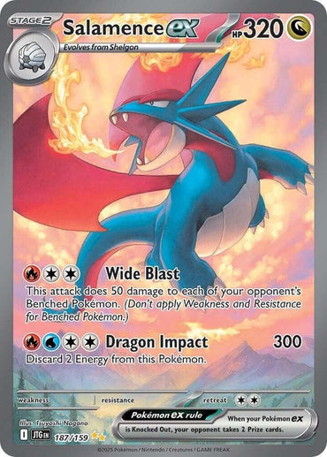 Salamence ex (187/159) [Scarlet & Violet: Journey Together] (Online Only)