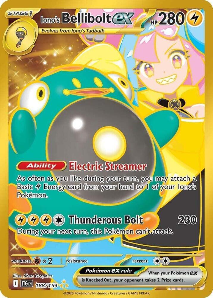 Iono's Bellibolt ex (188/159) [Scarlet & Violet: Journey Together] (Online Only)