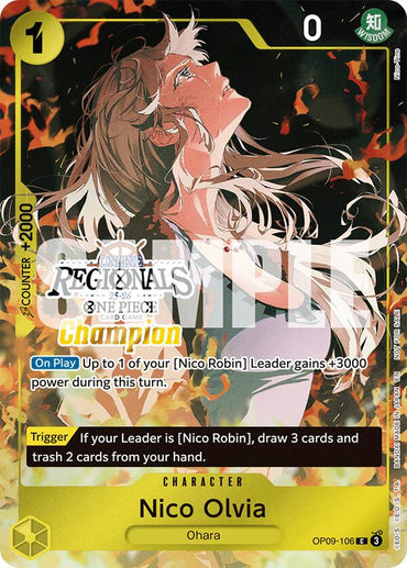 Nico Olvia (Offline Regional Champion Card Set 2025 Vol.1) [One Piece Promotion Cards]