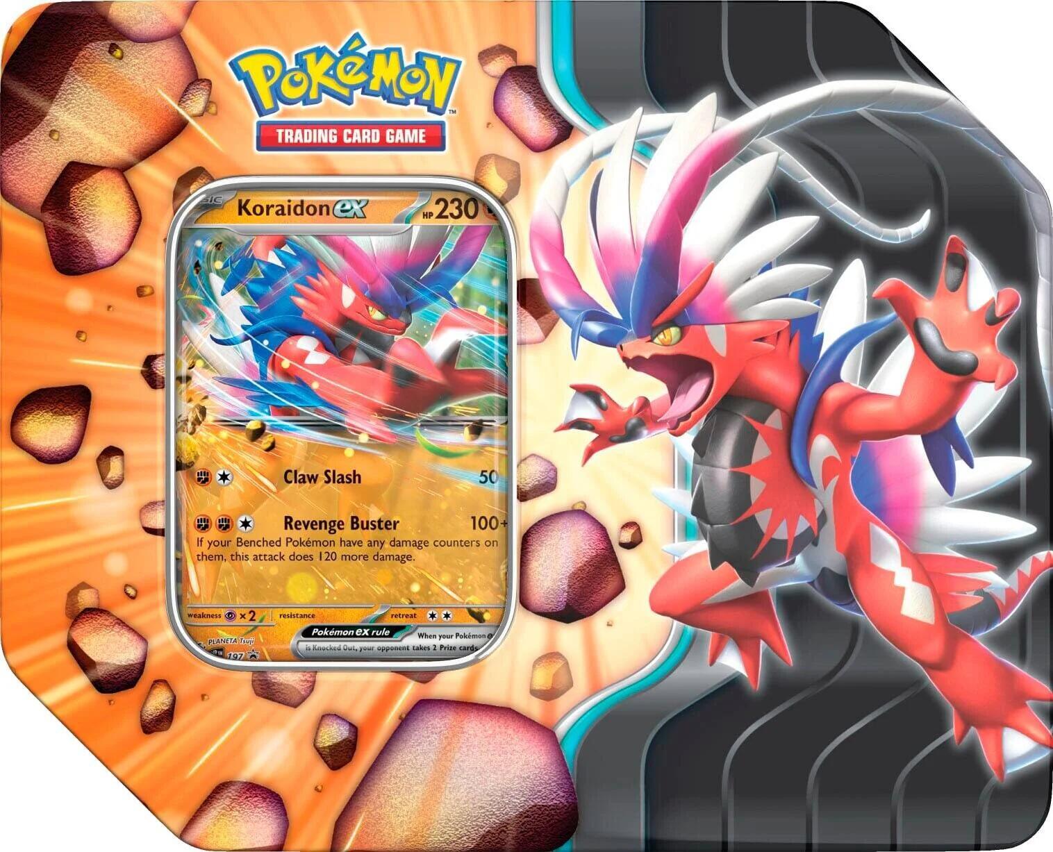 Slashing Legends Tin (Koraidon ex) (Online Only)