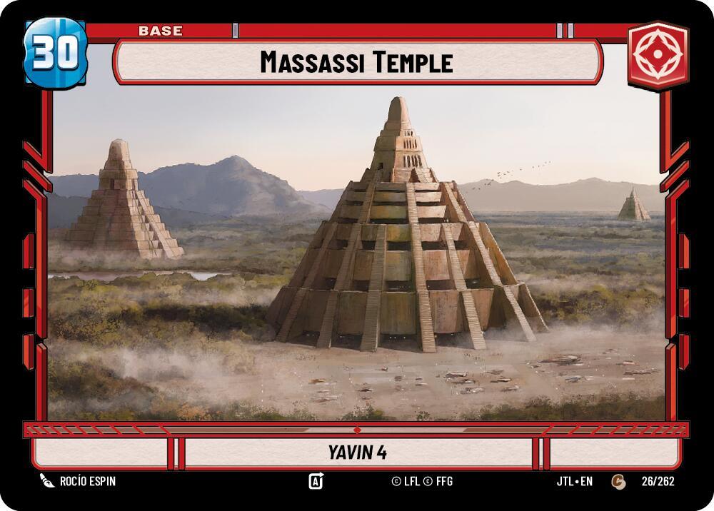 Massassi Temple // TIE Fighter (026/262 // T01/T04) [Jump to Lightspeed] (ONLINE ORDER ONLY)