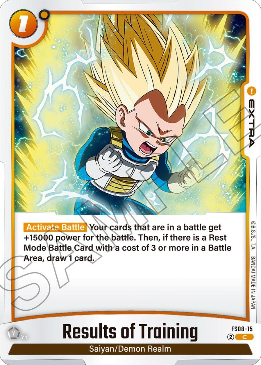 Results of Training [Starter Deck: Vegeta (Mini) Super Saiyan 3] (ONLINE ORDER ONLY)