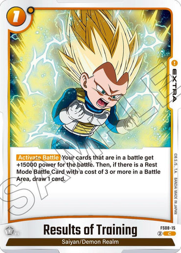 Results of Training [Starter Deck: Vegeta (Mini) Super Saiyan 3] (ONLINE ORDER ONLY)