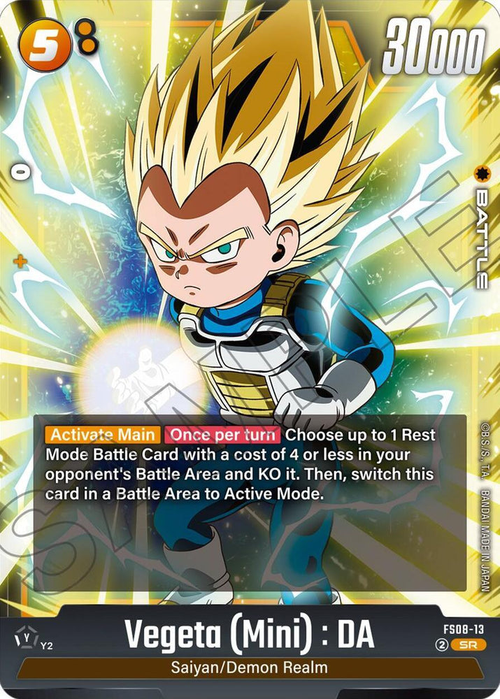 Vegeta (Mini) : DA (FS08-13) [Starter Deck: Vegeta (Mini) Super Saiyan 3] (ONLINE ORDER ONLY)
