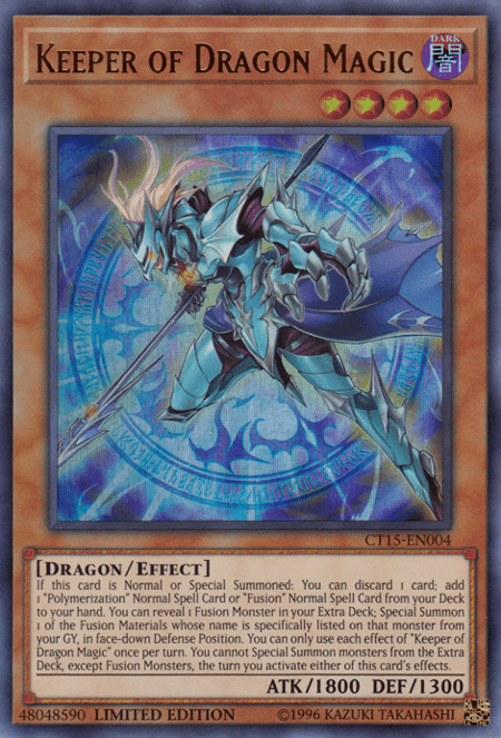 Keeper of Dragon Magic [CT15-EN004] Ultra Rare (ONLINE ORDER ONLY)