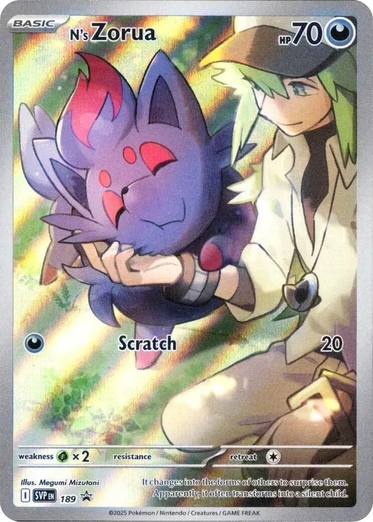 N's Zorua (SVP189) [Scarlet & Violet: Black Star Promos] (ONLINE ORDER ONLY)