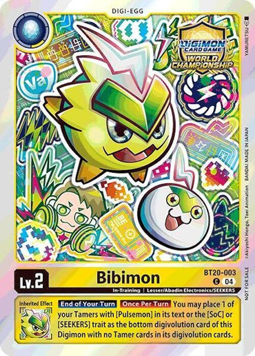 Bibimon [BT20-003] (Regionals 25-26 Champion Card Set Season 1) [Release Special Booster Ver.2.5 Promos] (ONLINE ORDER ONLY)