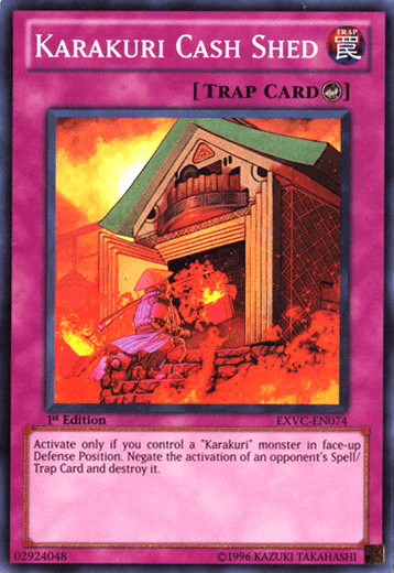 Karakuri Cash Shed [EXVC-EN074] Super Rare (ONLINE ORDER ONLY)