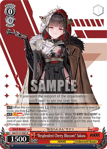"Resplendent Cherry Blossom" Sakura (NIK/S117-E061 R) [GODDESS OF VICTORY: NIKKE]