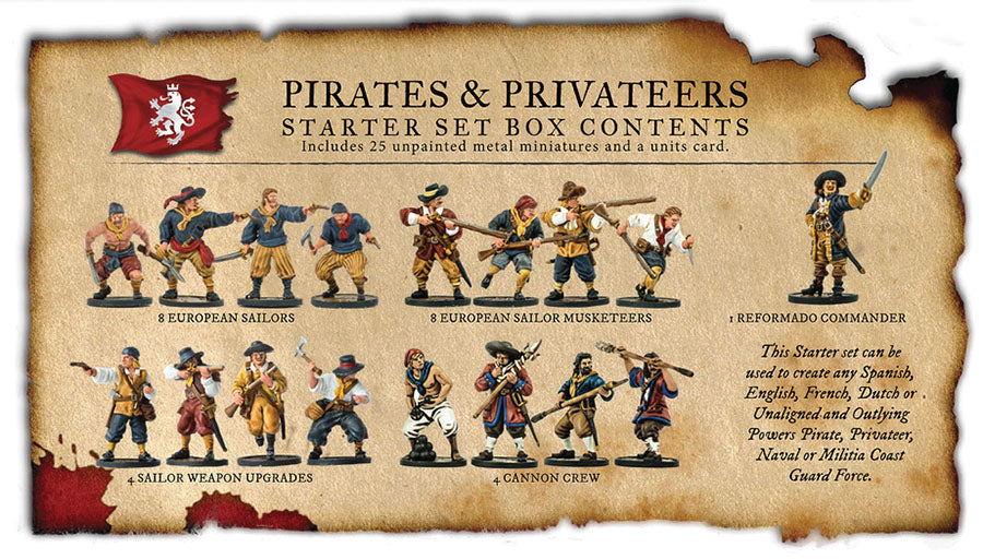 Blood & Plunder: European Pirates aned Privateers Nationality Set (ONLINE ORDER ONLY)