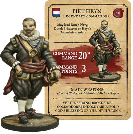 Blood & Plunder: Dutch Piet Heyn Legendary Commander (ONLINE ORDER ONLY)