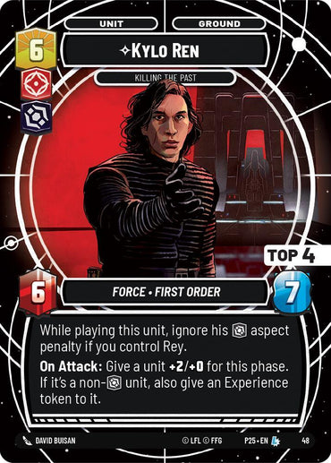 Kylo Ren - Killing the Past (48) (Top 4) (48) [Store Showdown Promos] (ONLINE ORDER ONLY)