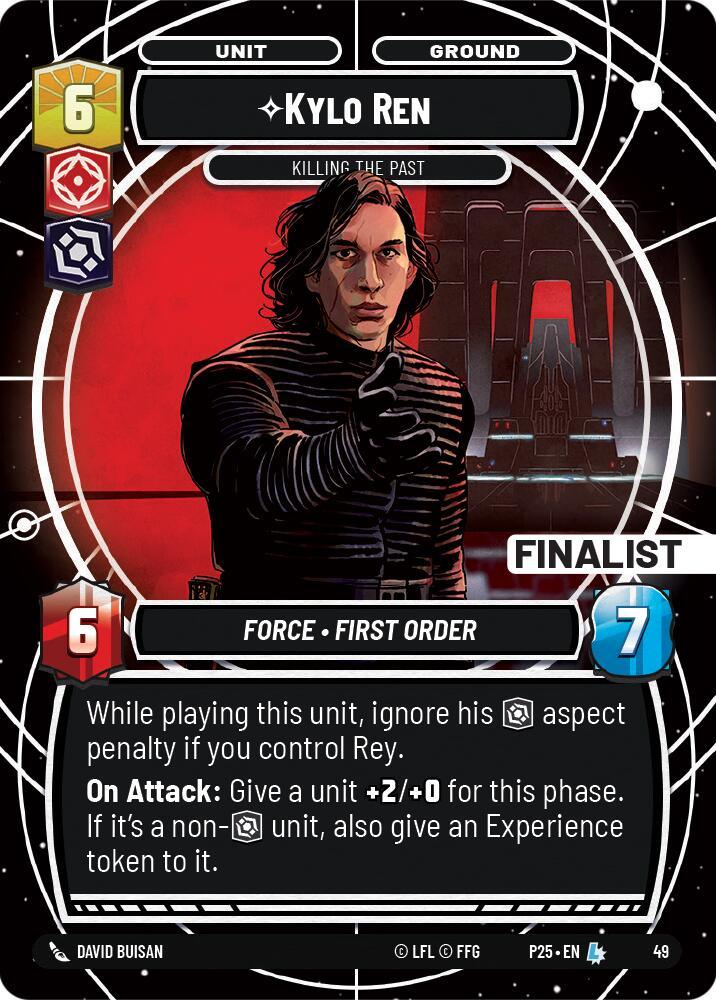Kylo Ren - Killing the Past (49) (Finalist) (49) [Store Showdown Promos] (ONLINE ORDER ONLY)