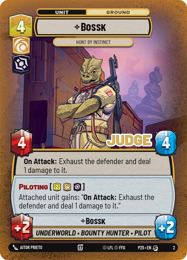 Bossk - Hunt By Instinct (2) (2) [Judge Promos] (ONLINE ORDER ONLY)