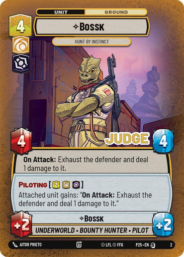 Bossk - Hunt By Instinct (2) (2) [Judge Promos] (ONLINE ORDER ONLY)