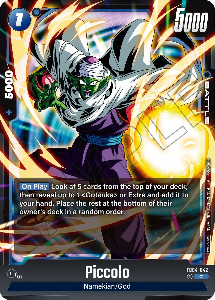 Piccolo (Limited Pack 01) [Fusion World Promotion Cards] (ONLINE ORDER ONLY)