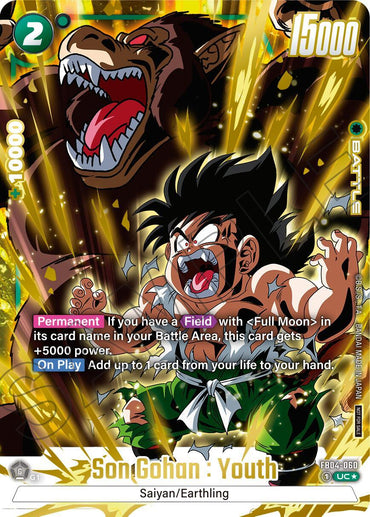 Son Gohan : Youth (Alternate Art - Limited Pack 01) [Fusion World Promotion Cards] (ONLINE ORDER ONLY)