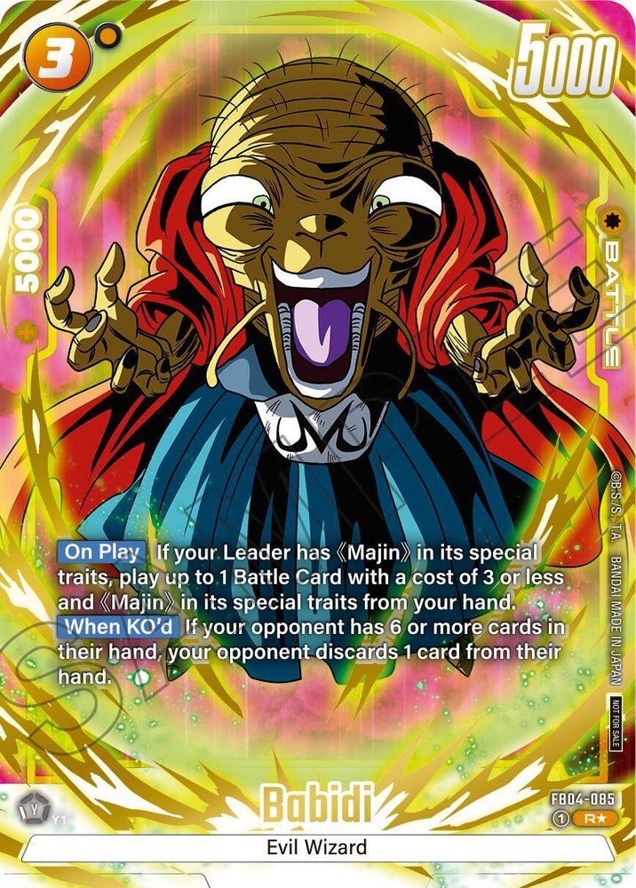 Babidi (Alternate Art - Limited Pack 01) [Fusion World Promotion Cards] (ONLINE ORDER ONLY)