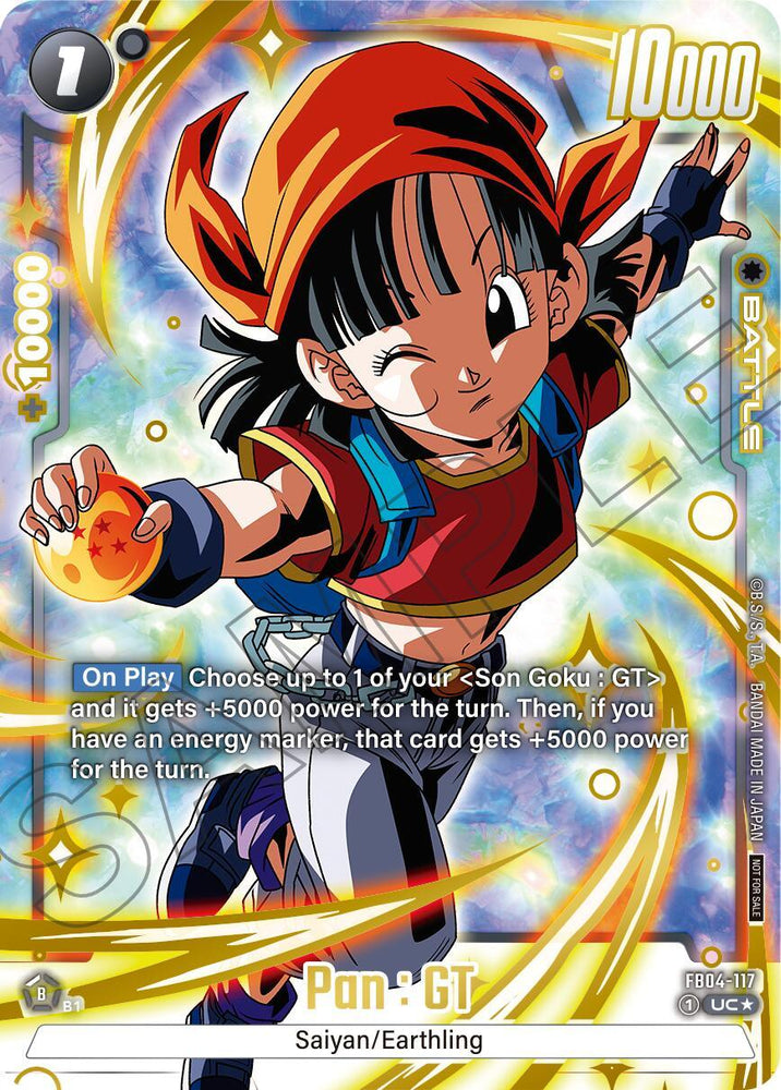 Pan : GT (Alternate Art - Limited Pack 01) [Fusion World Promotion Cards] (ONLINE ORDER ONLY)