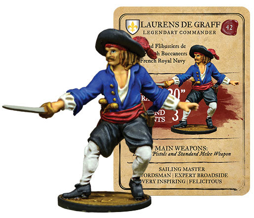Blood & Plunder: French Laurens De Graff Legendary Commander (ONLINE ORDER ONLY)