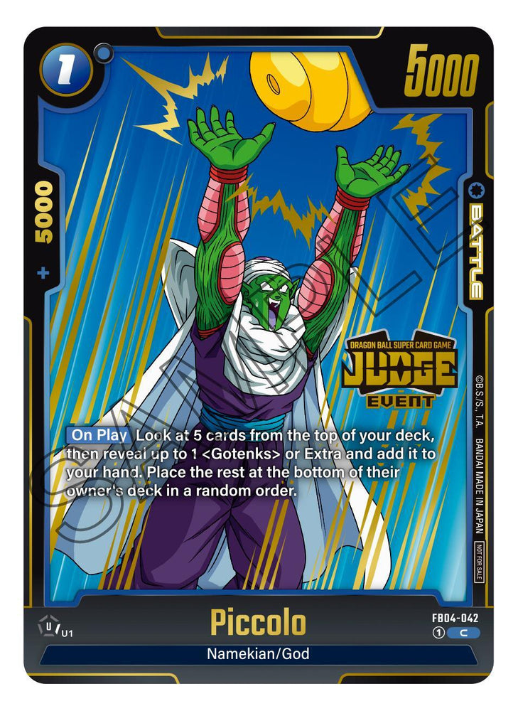 Piccolo (Judge Pack 03 - Event Judge) [Fusion World Promotion Cards] (ONLINE ORDER ONLY)