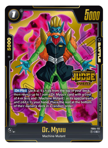 Dr. Myuu (Judge Pack 03 - Event Judge) [Fusion World Promotion Cards] (ONLINE ORDER ONLY)
