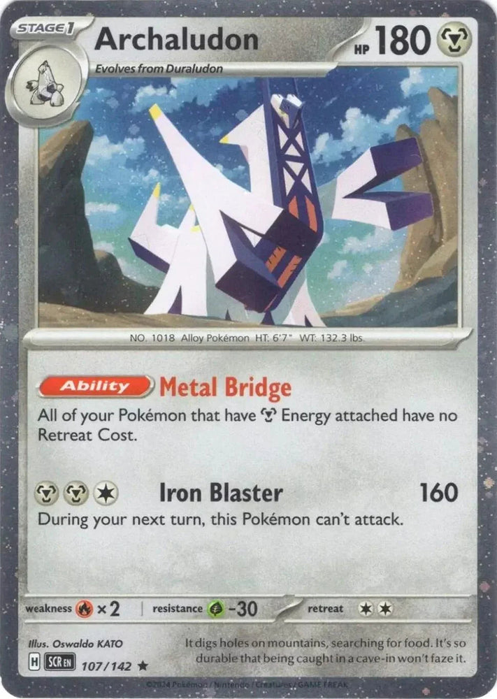 Archaludon (107/142) (Cosmos Holo) [Scarlet & Violet: Stellar Crown] (ONLINE ORDER ONLY)